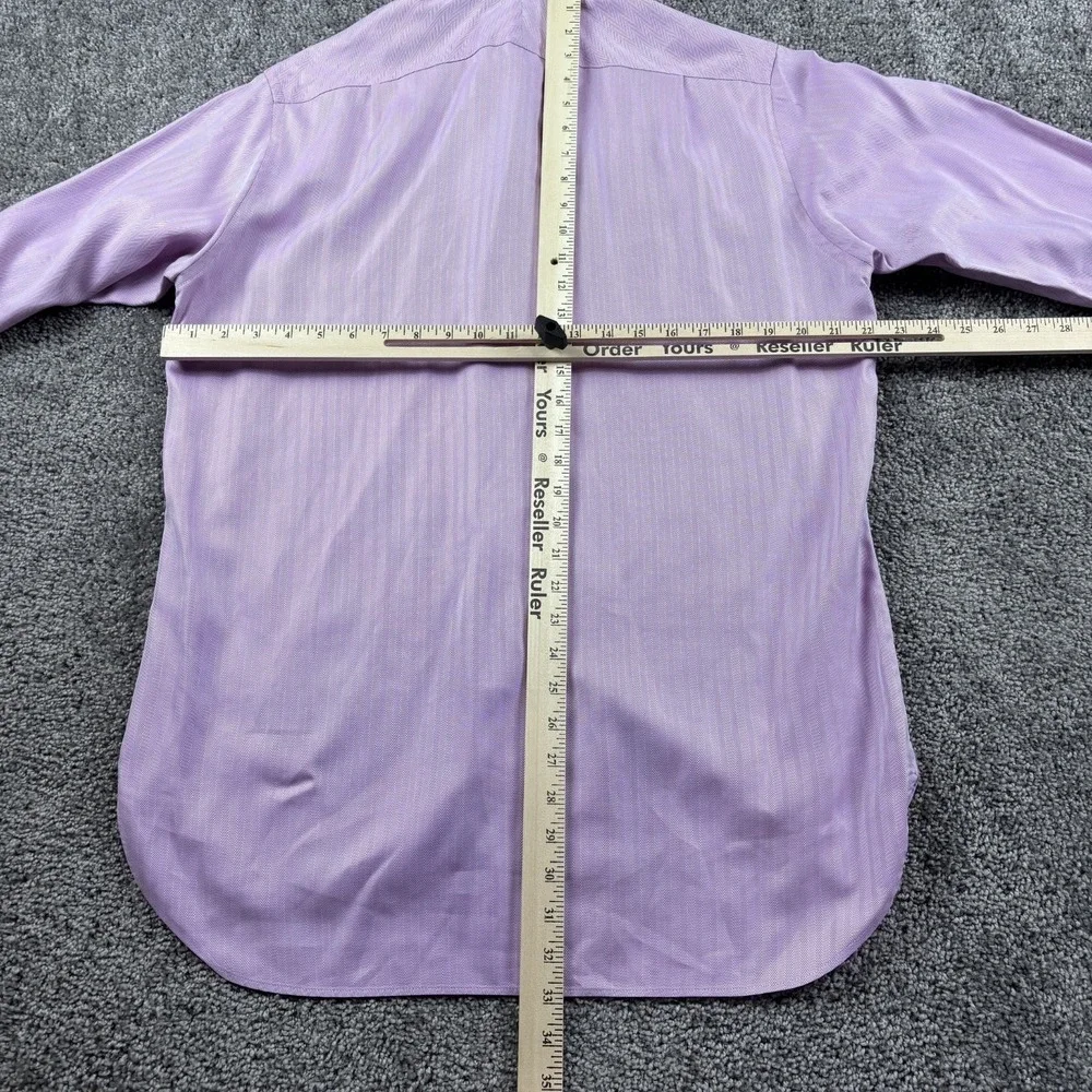 🇬🇧 Garrick Anderson‎ London Dress Shirt Mens 15.5/39 Lavender
